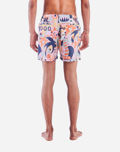 Short de bain Guanacaste multicolore