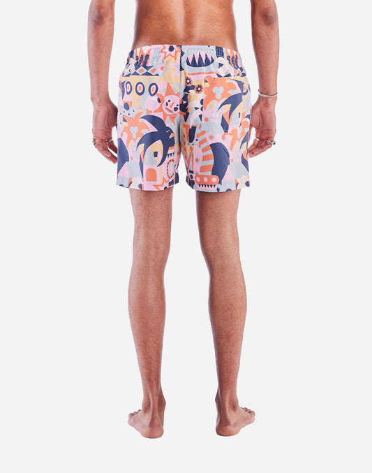 Short de bain Guanacaste multicolore