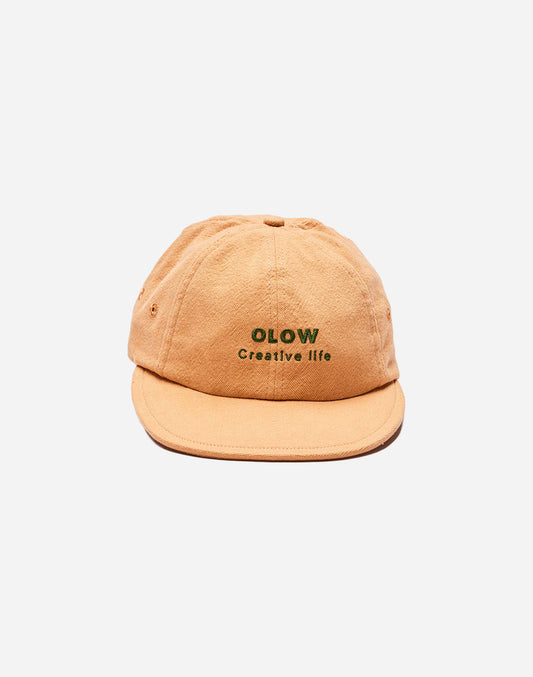 Casquette Creative Life jaune ocre
