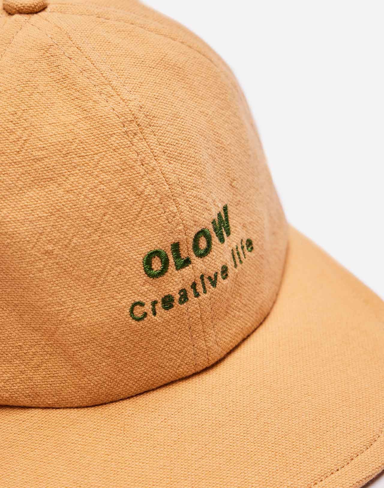 Casquette Creative Life jaune ocre