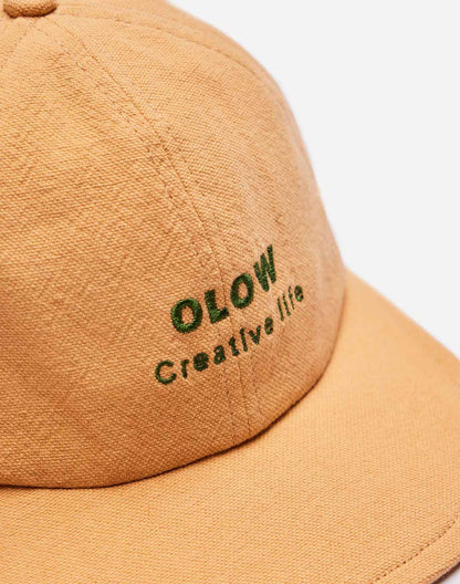 Casquette Creative Life jaune ocre