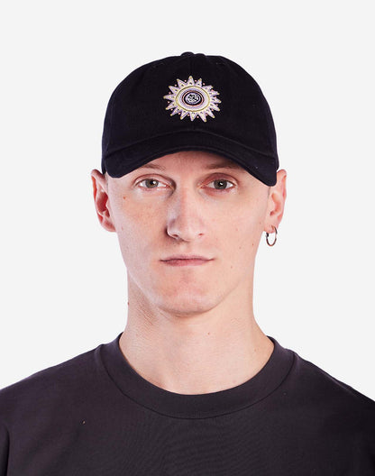 Casquette Six Panel Sun King denim noir