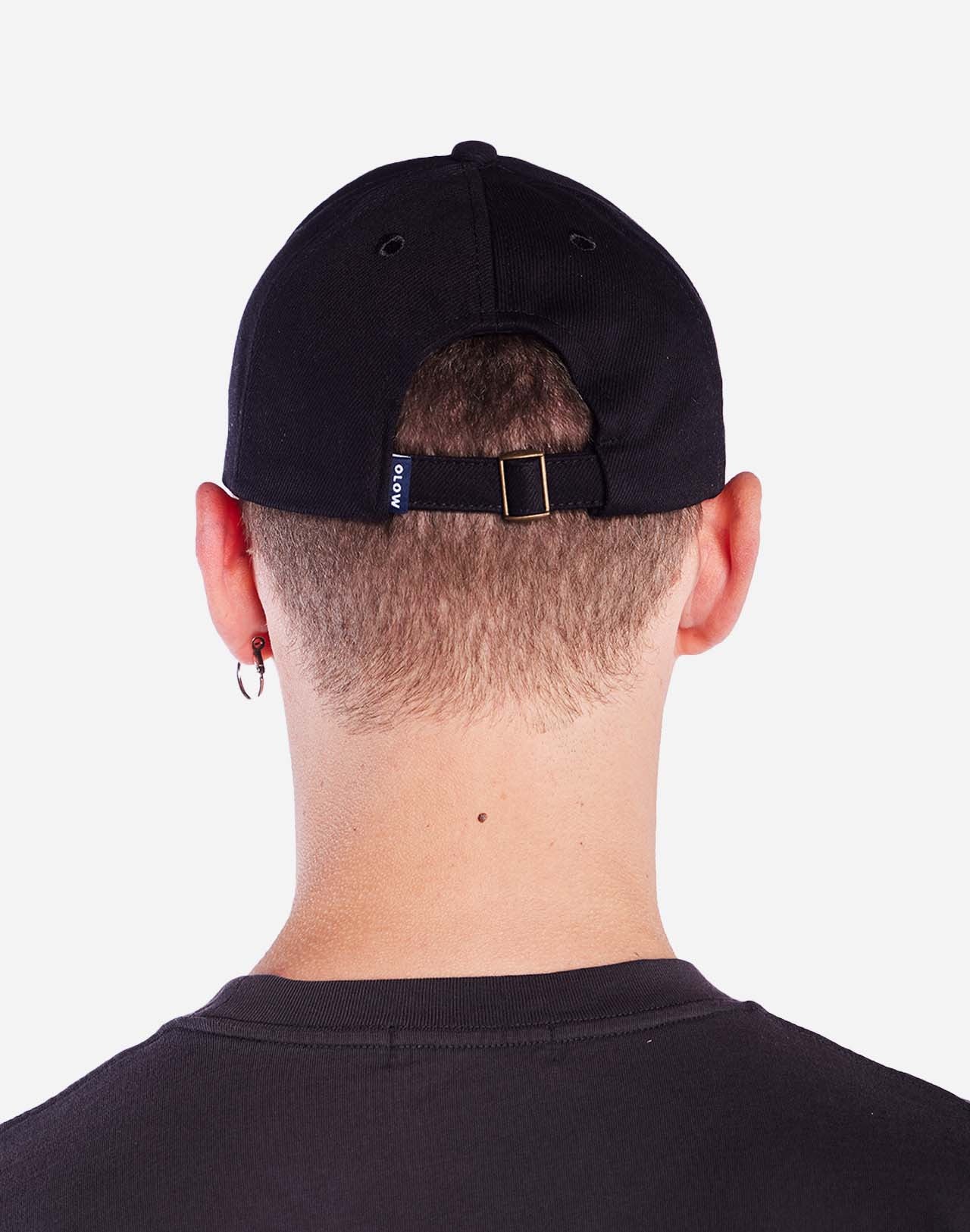Casquette Six Panel Sun King denim noir