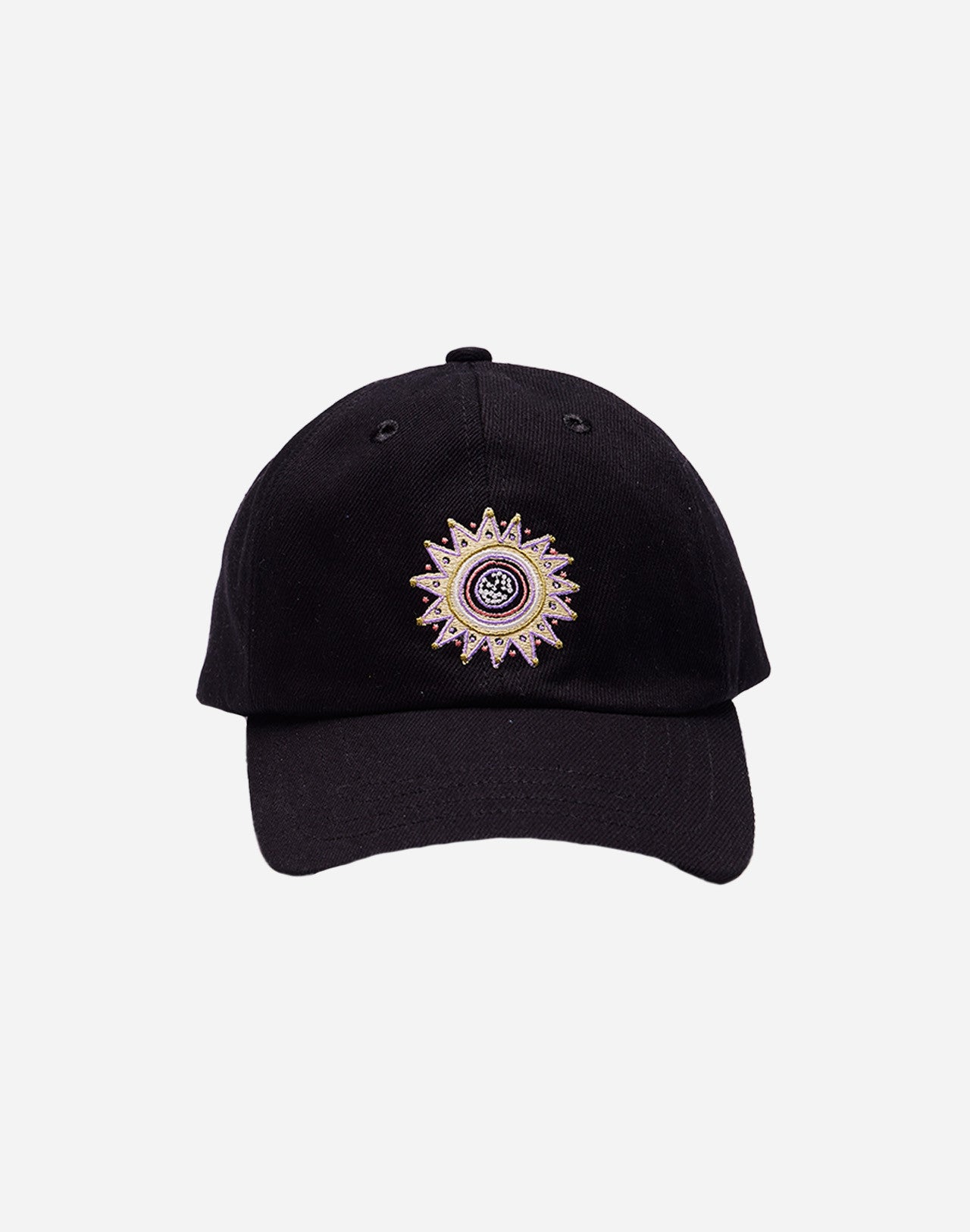 Casquette Six Panel Sun King denim noir