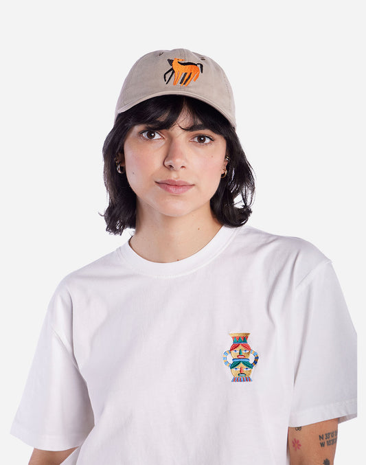 Casquette Six panel Hastar beige