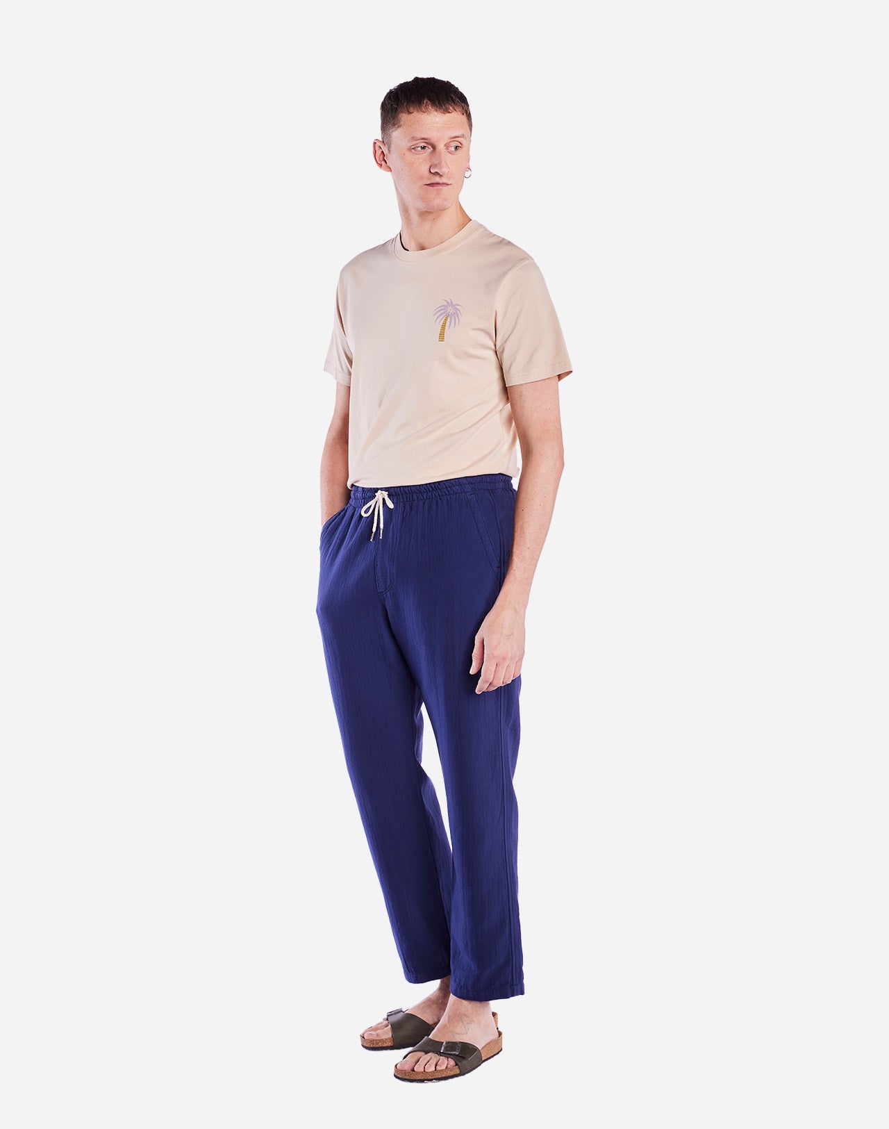 Pantalon Hatha bleu outremer
