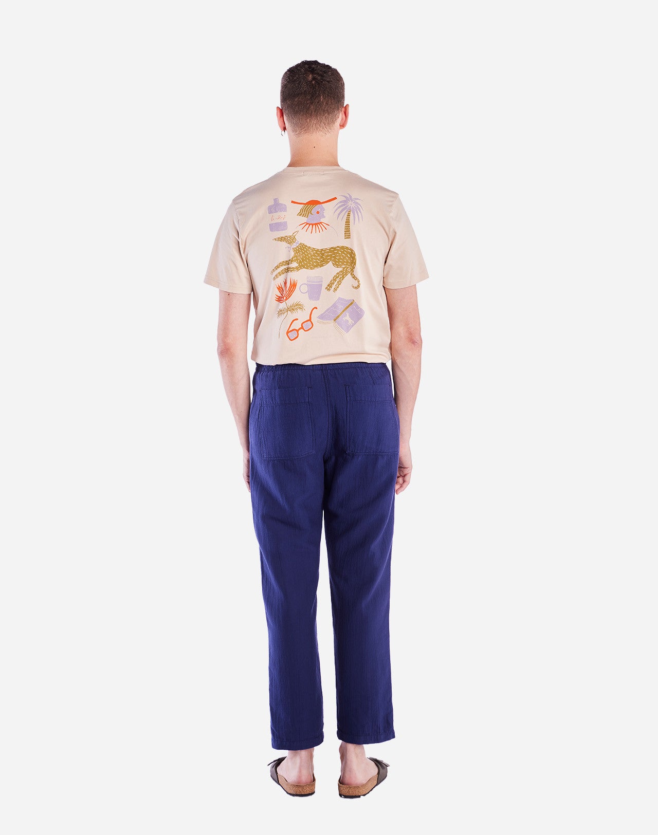 Pantalon Hatha bleu outremer