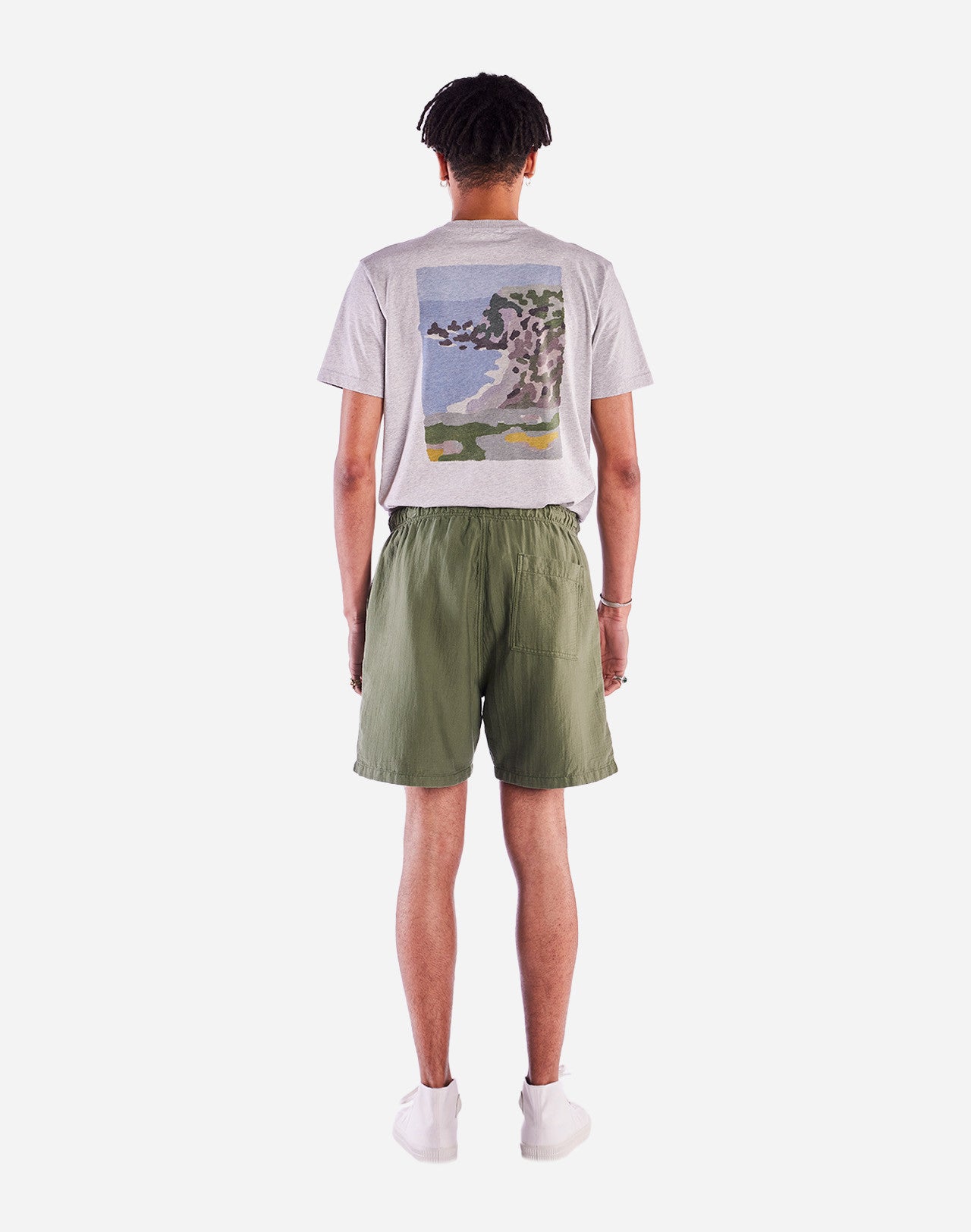 Short Gujo vert olive