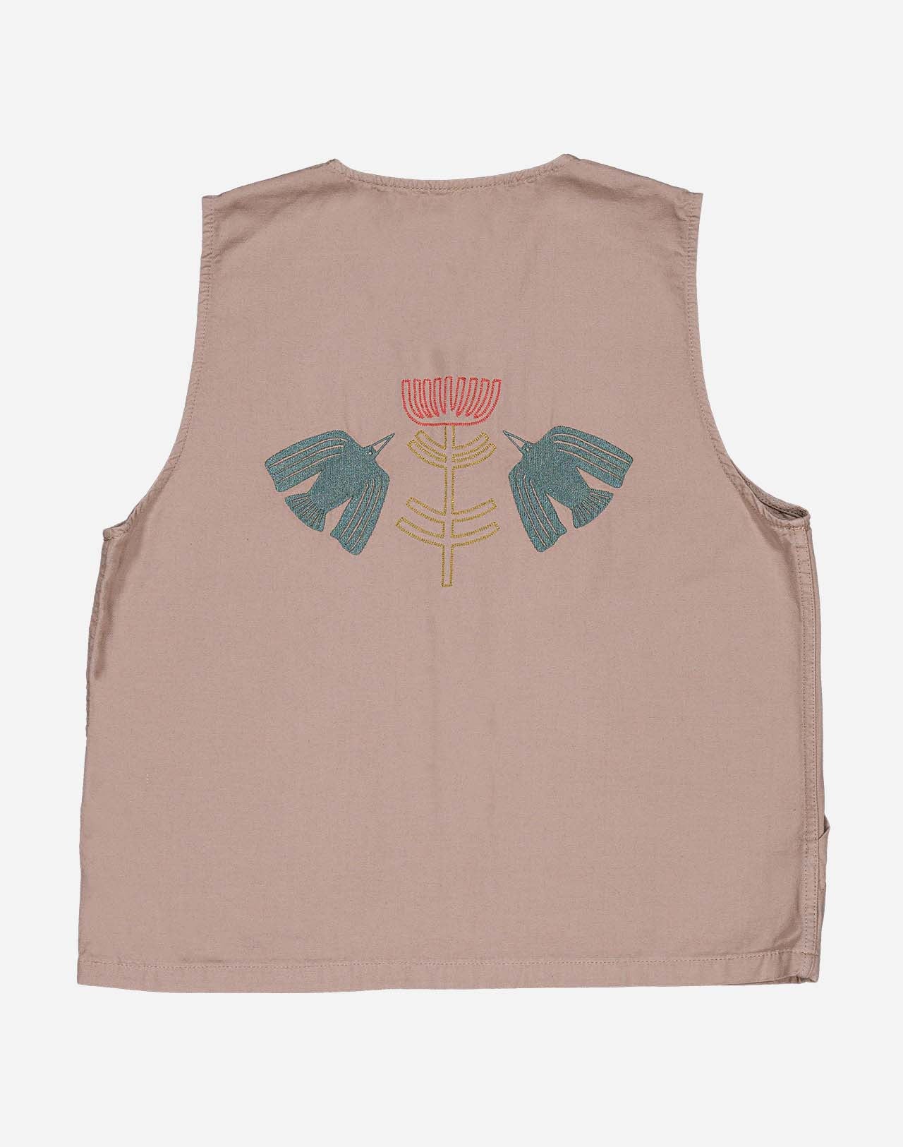 Veste sans manches Orni beige