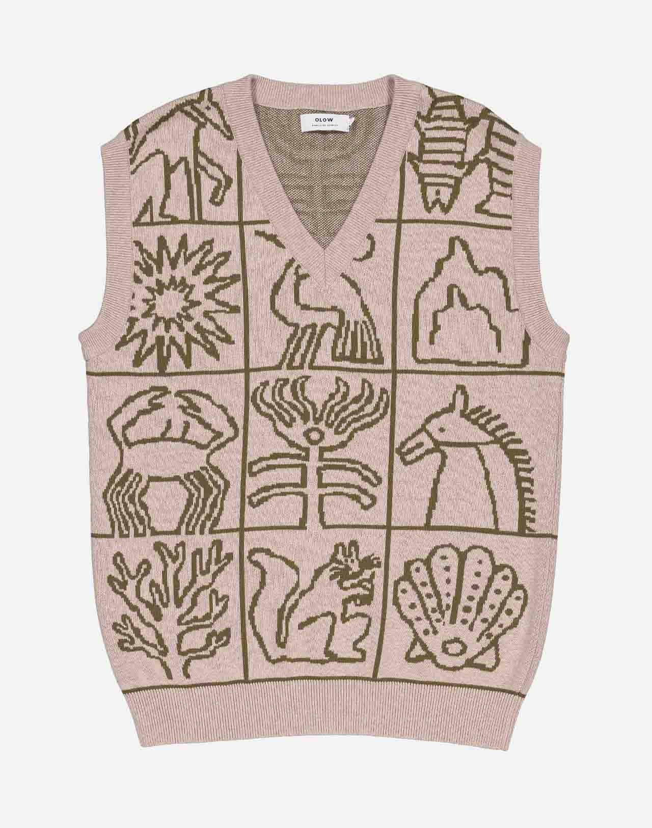 Pull sans manches Gernow beige