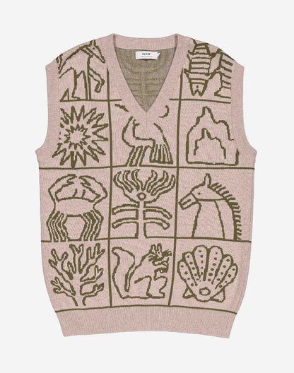 Pull sans manches Gernow beige