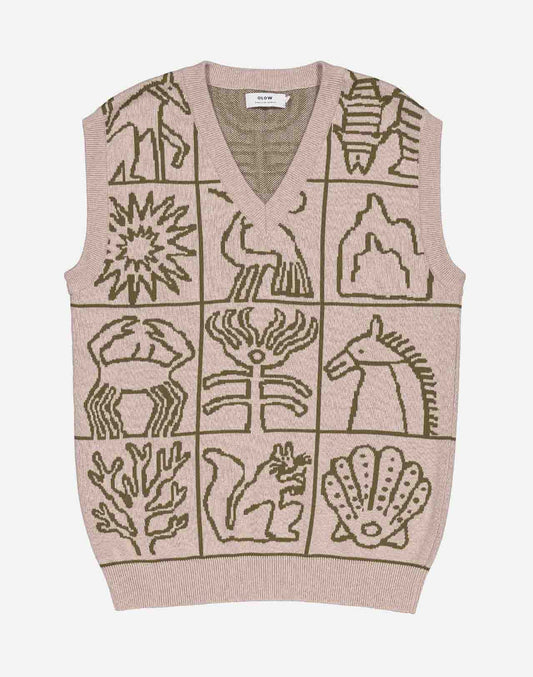 Pull sans manches Gernow beige