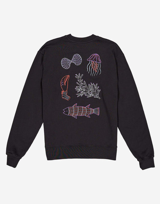 Sweat Falmouth noir carbone