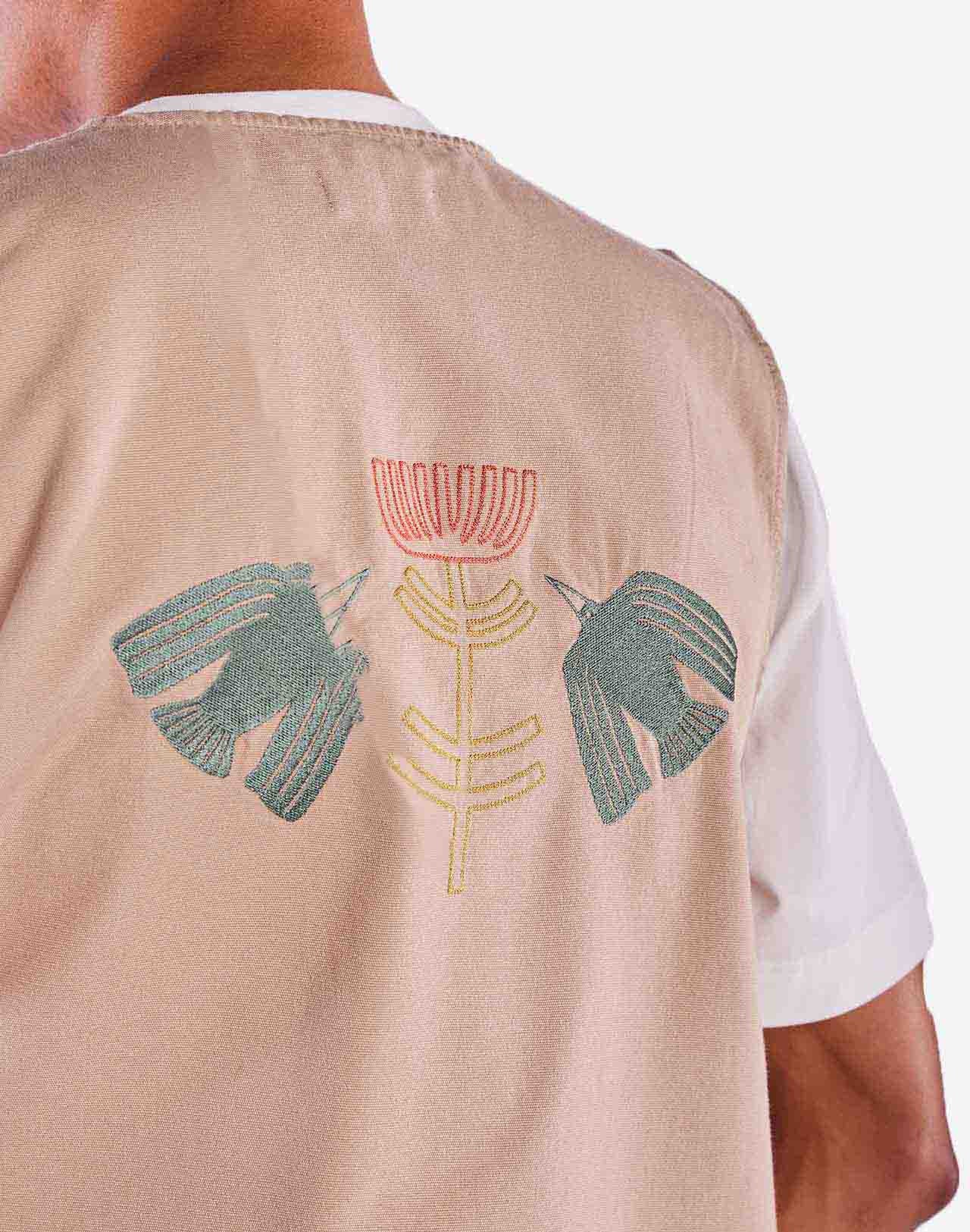 Veste sans manches Orni beige