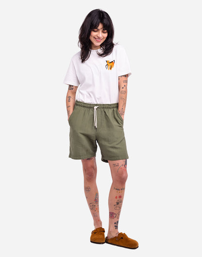 Short Gujo vert olive
