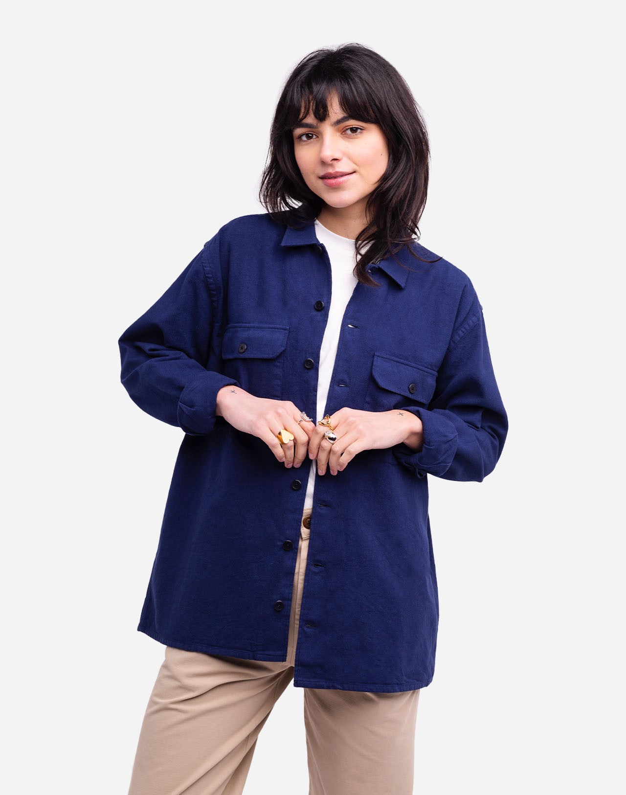 Chemise Decré Skome bleu outremer