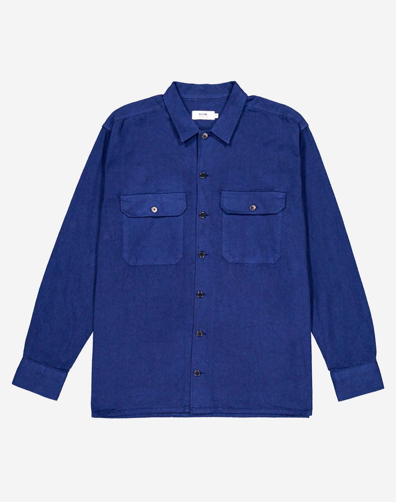 Chemise Decré Skome bleu outremer