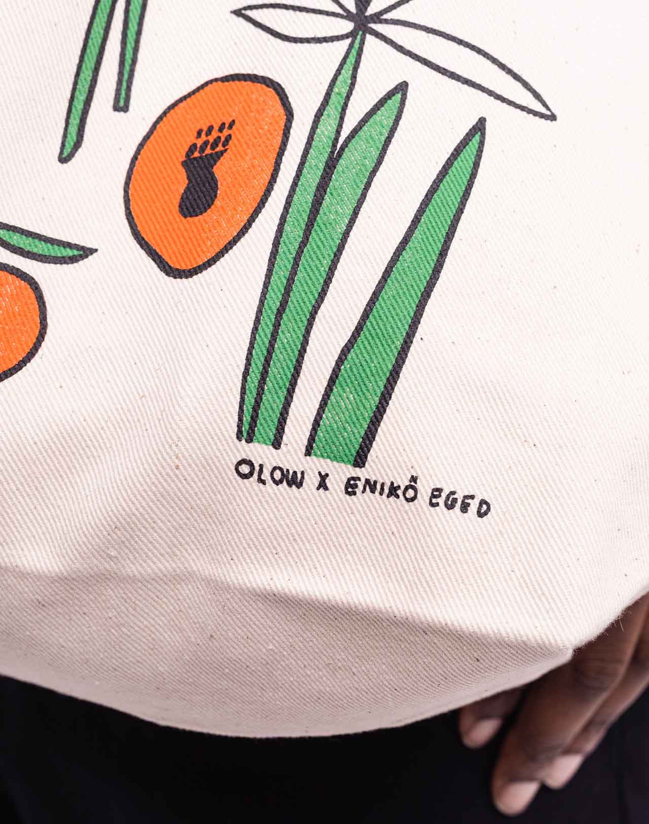 Totebag Toto Poppies écru naturel