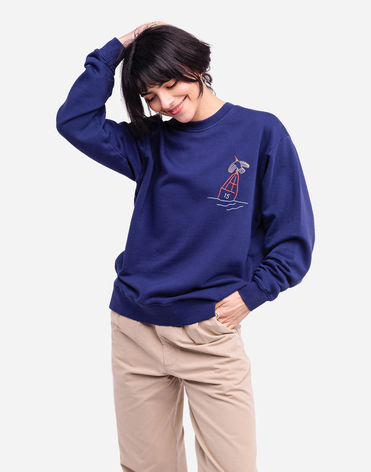Sweat Buoy bleu outremer