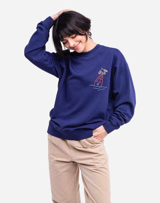 Sweat Buoy bleu outremer