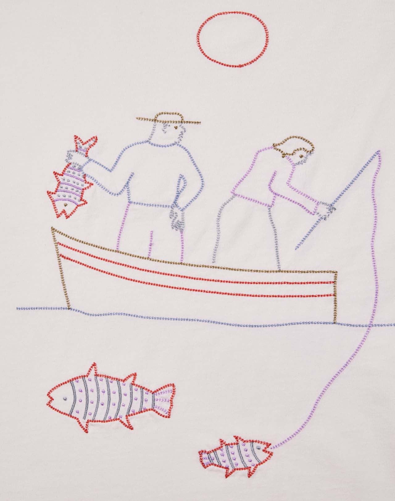 T-shirt ample Grimsby écru