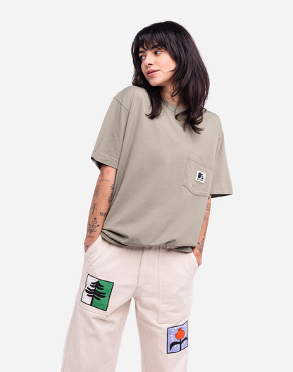 T-shirt ample Japo argile
