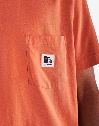T-shirt ample Japo mandarine