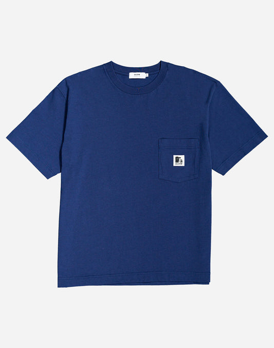 T-shirt ample Japo bleu outremer