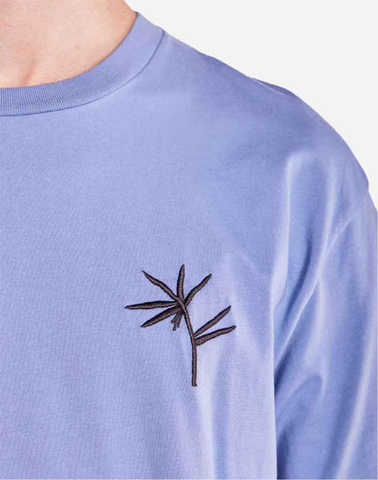T-shirt ample Night Trip bleu azur