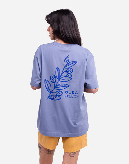 T-shirt ample Oléa bleur azur