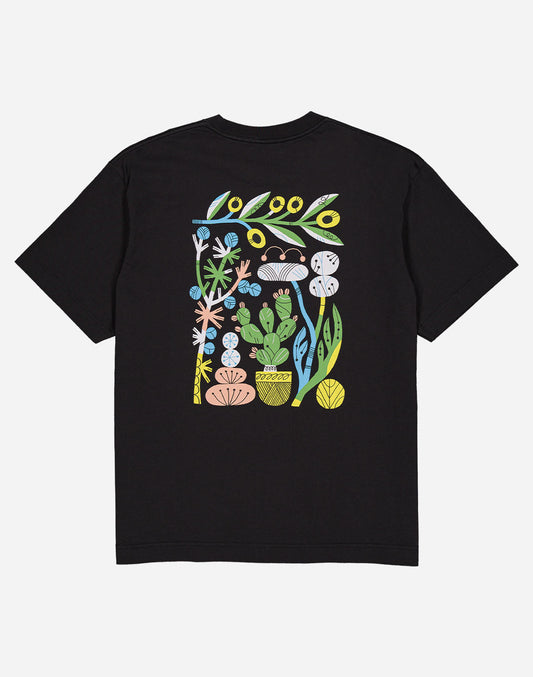 T-shirt ample Ourika noir carbone
