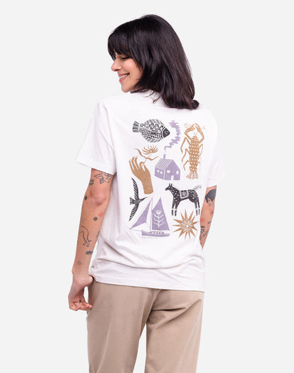 T-shirt Percuil écru