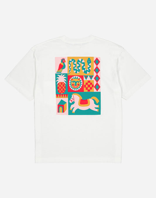 T-shirt ample Quetzal écru