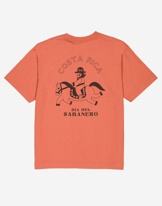 T-shirt ample Sabanero mandarine