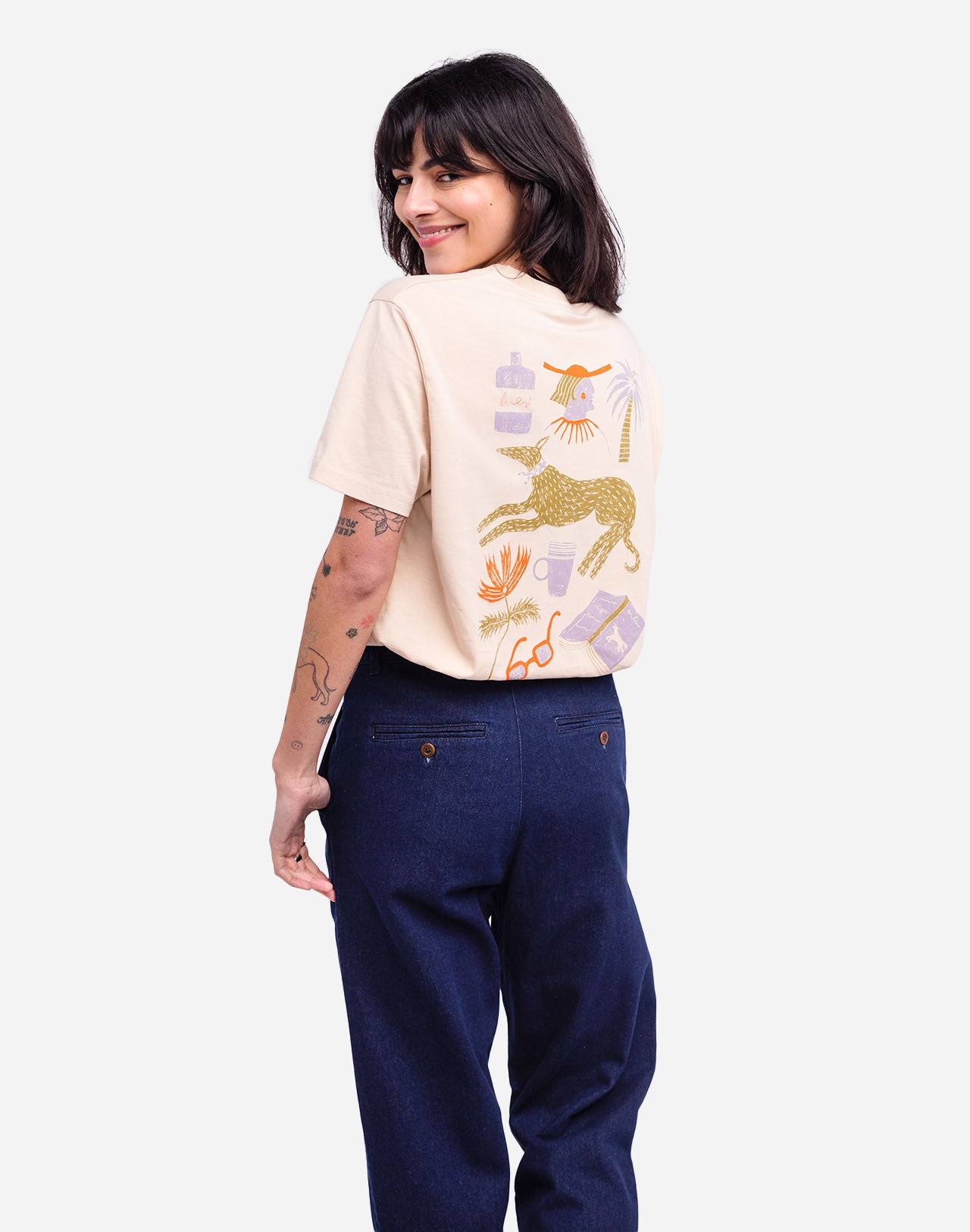 T-shirt Sunny Cove crème