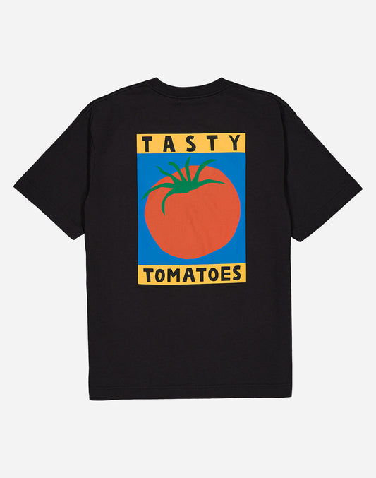 T-shirt ample Tasty Tomatoes noir carbone
