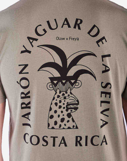 T-shirt Yaguar argile