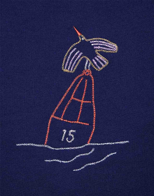 Sweat Buoy bleu outremer