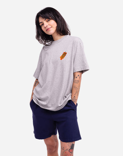 T-shirt ample Tasty Tomatoes gris chiné