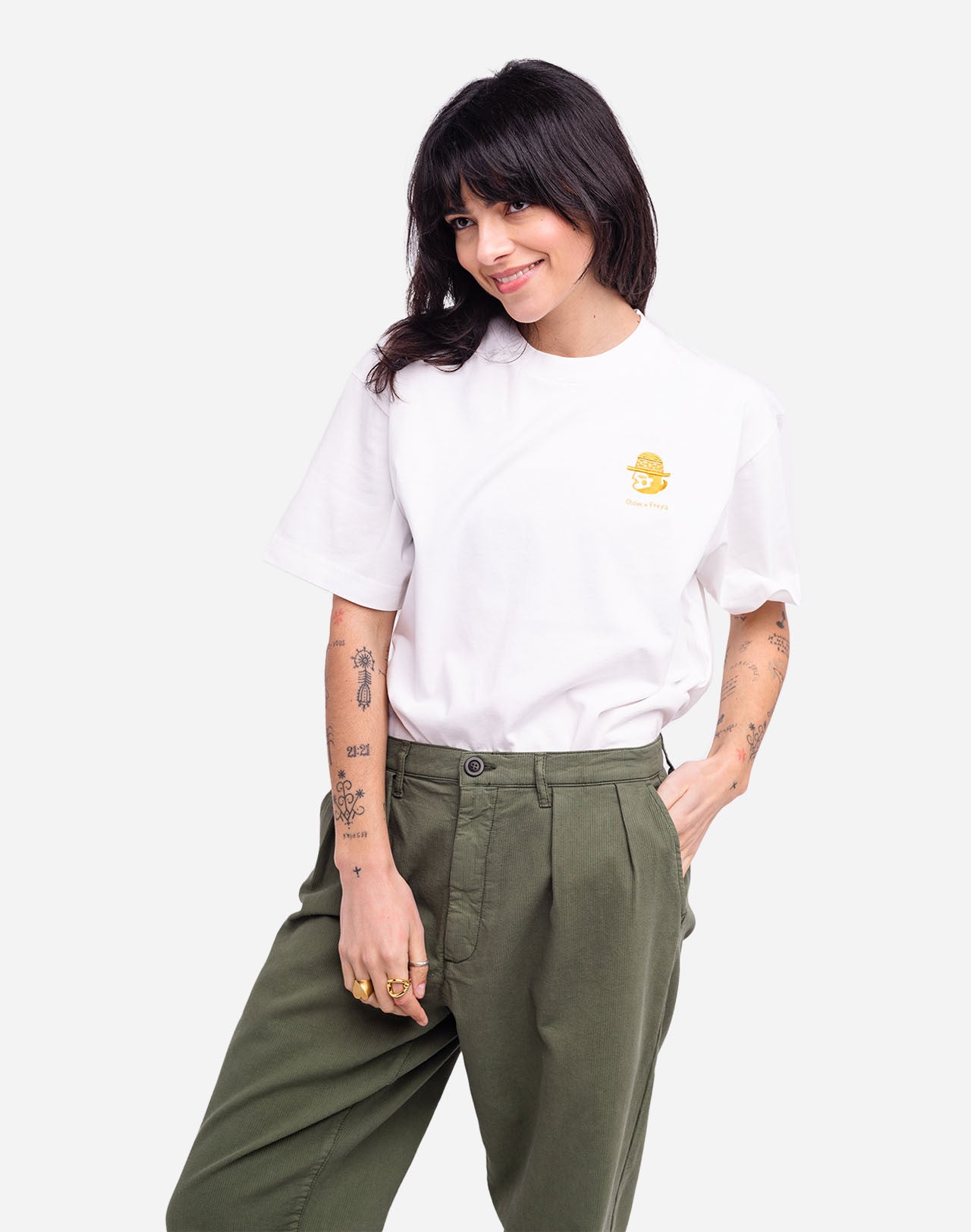 T-shirt ample Sabanero écru