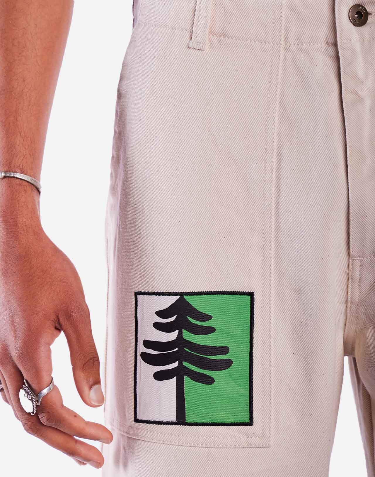 Pantalon Gamal Ona écru naturel