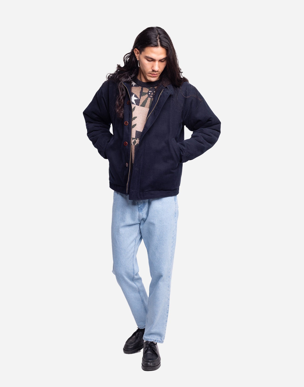 Manteau Mermoz marine