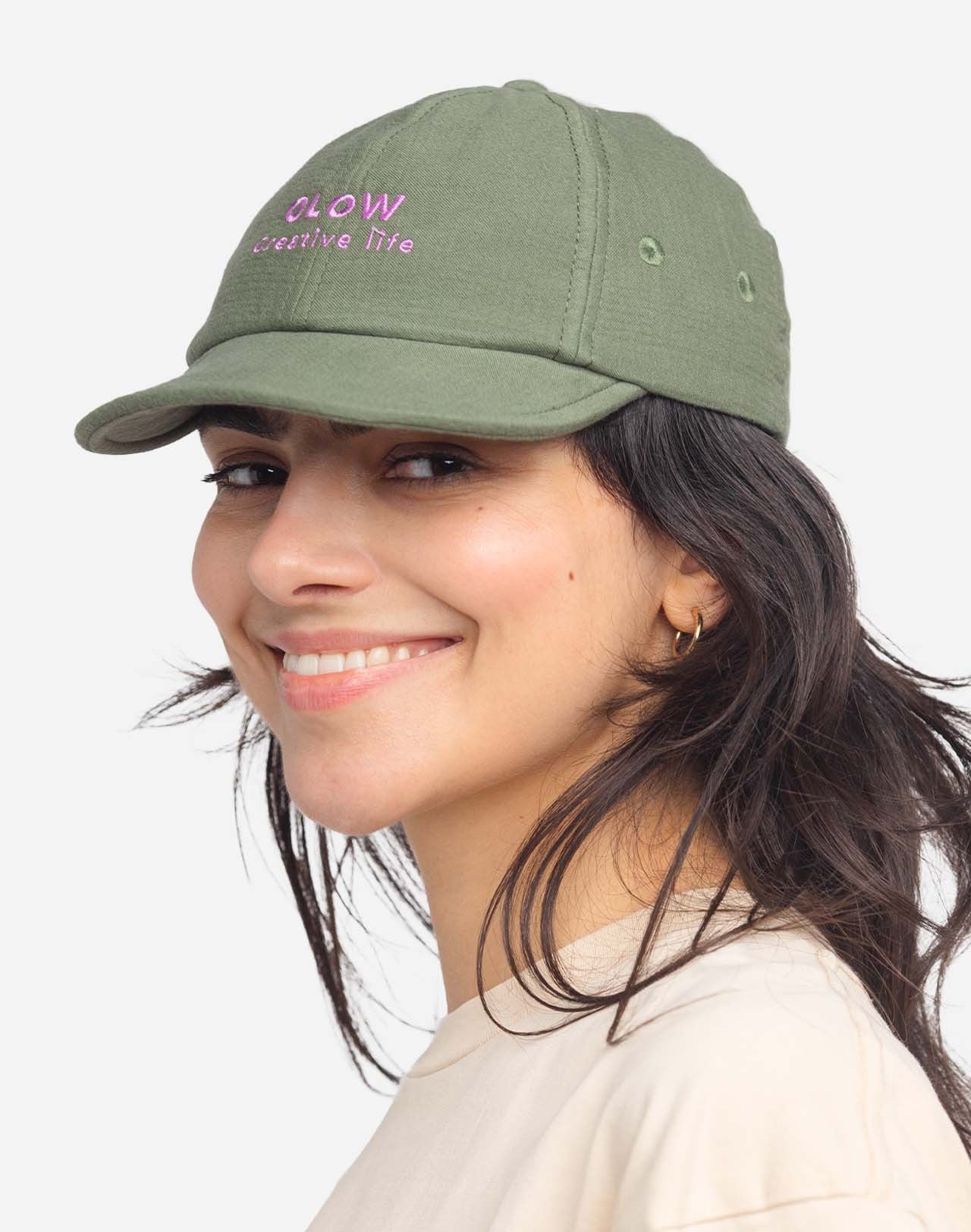 Casquette Creative life kaki