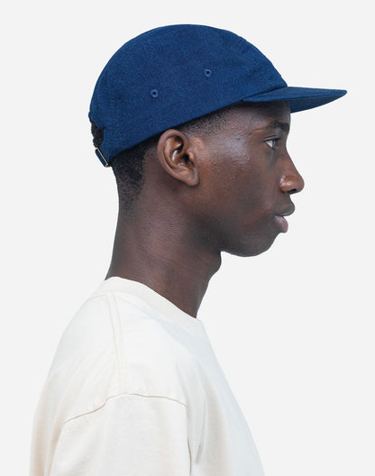 Casquette Five Panel Flower denim bleu