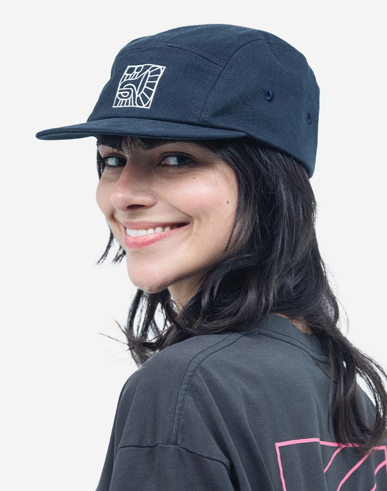 Casquette Five Panel Jazzy bleu nuit
