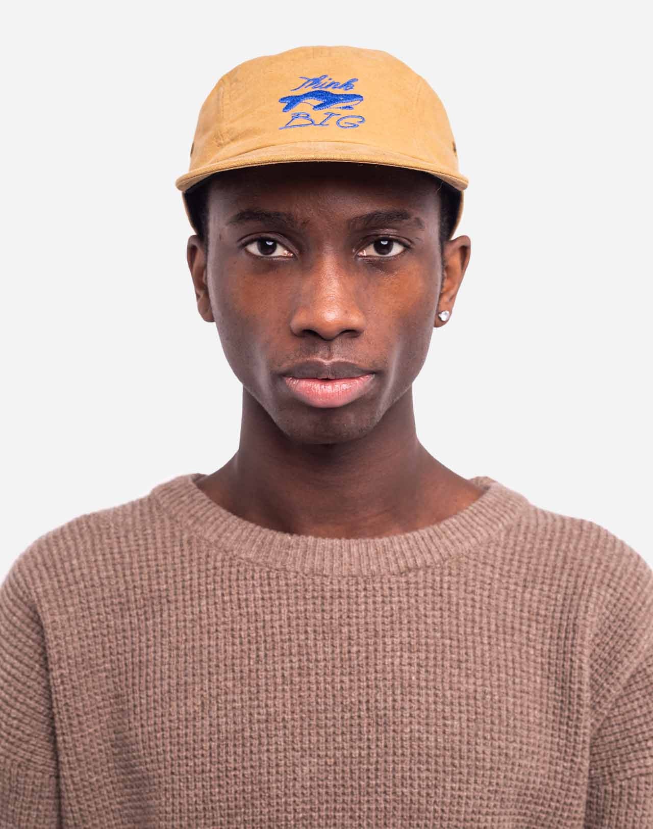 Casquette five panel Think Big ocre