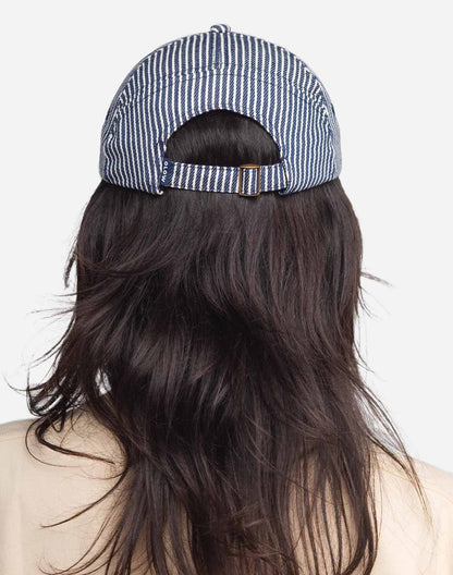 Casquette Flag denim rayé