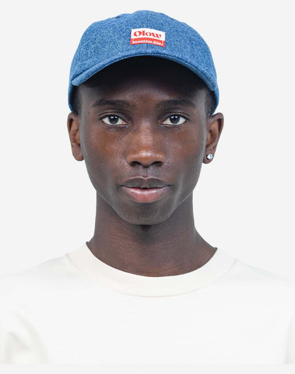 Casquette Six Panel Oldy denim bleu