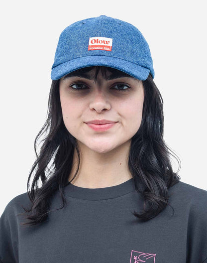 Casquette Six Panel Oldy denim bleu