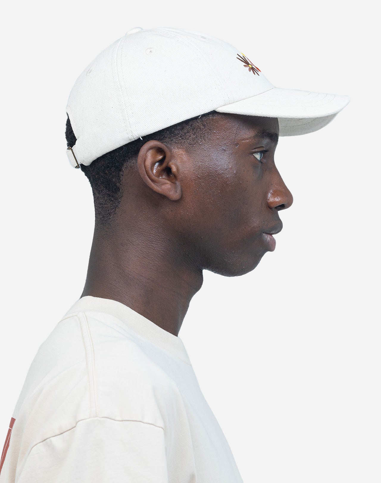 Casquette Six Panel Pictures écru